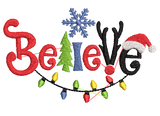 Christmas Believe : Embroidery Design - FineryEmbroidery