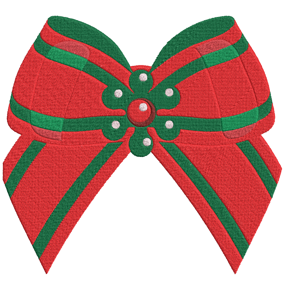 Christmas Bows : Design Pack - Embroidery Design - FineryEmbroidery