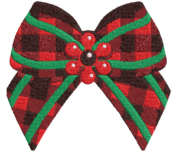 Christmas Bows Pack 2 : Design Pack - Embroidery Design - FineryEmbroidery