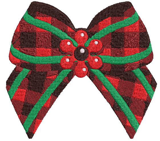 Christmas Bows Pack 2 : Design Pack - Embroidery Design - FineryEmbroidery