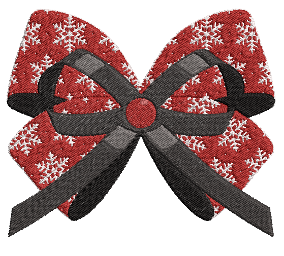 Christmas Bows Pack 2 : Design Pack - Embroidery Design - FineryEmbroidery