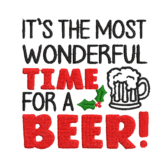 Christmas Drinking Quotes - Designs pack : Embroidery Design - FineryEmbroidery