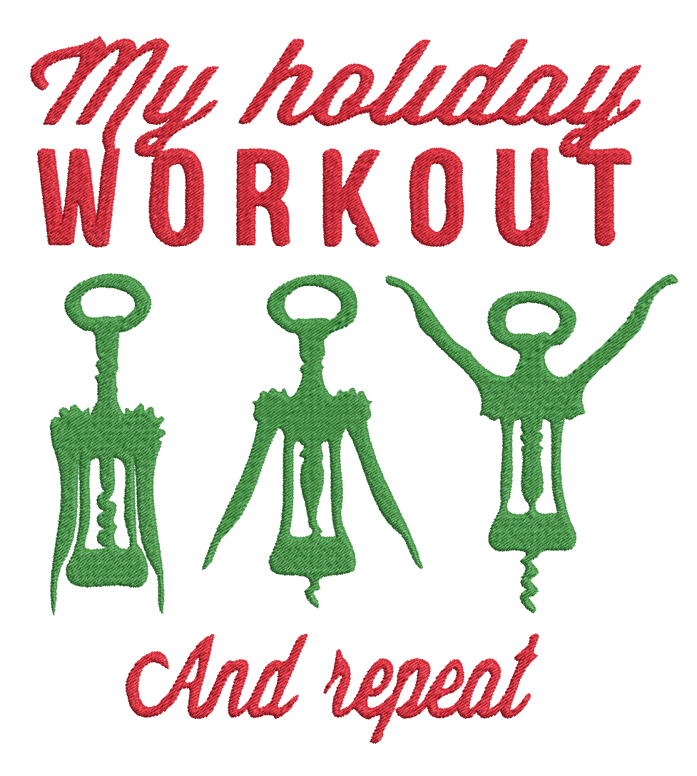 Christmas Drinking Quotes - Designs pack : Embroidery Design - FineryEmbroidery