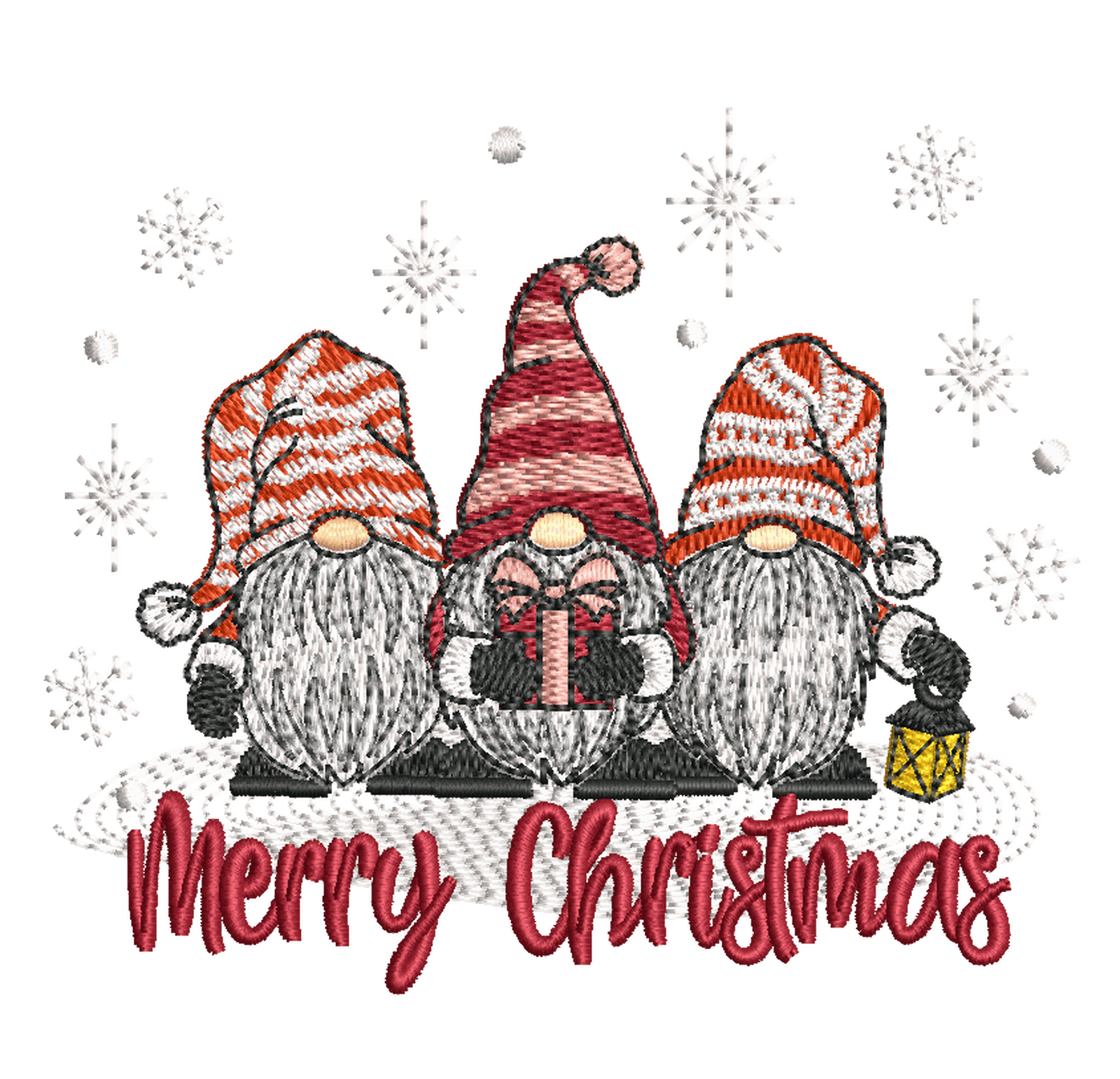 Christmas Gnome 11 : Embroidery Design - FineryEmbroidery