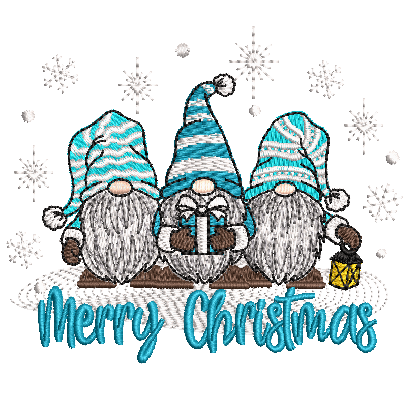 Christmas Gnome 12 : Embroidery Design - FineryEmbroidery