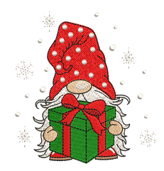 Christmas Gnome 5: Embroidery Design - FineryEmbroidery