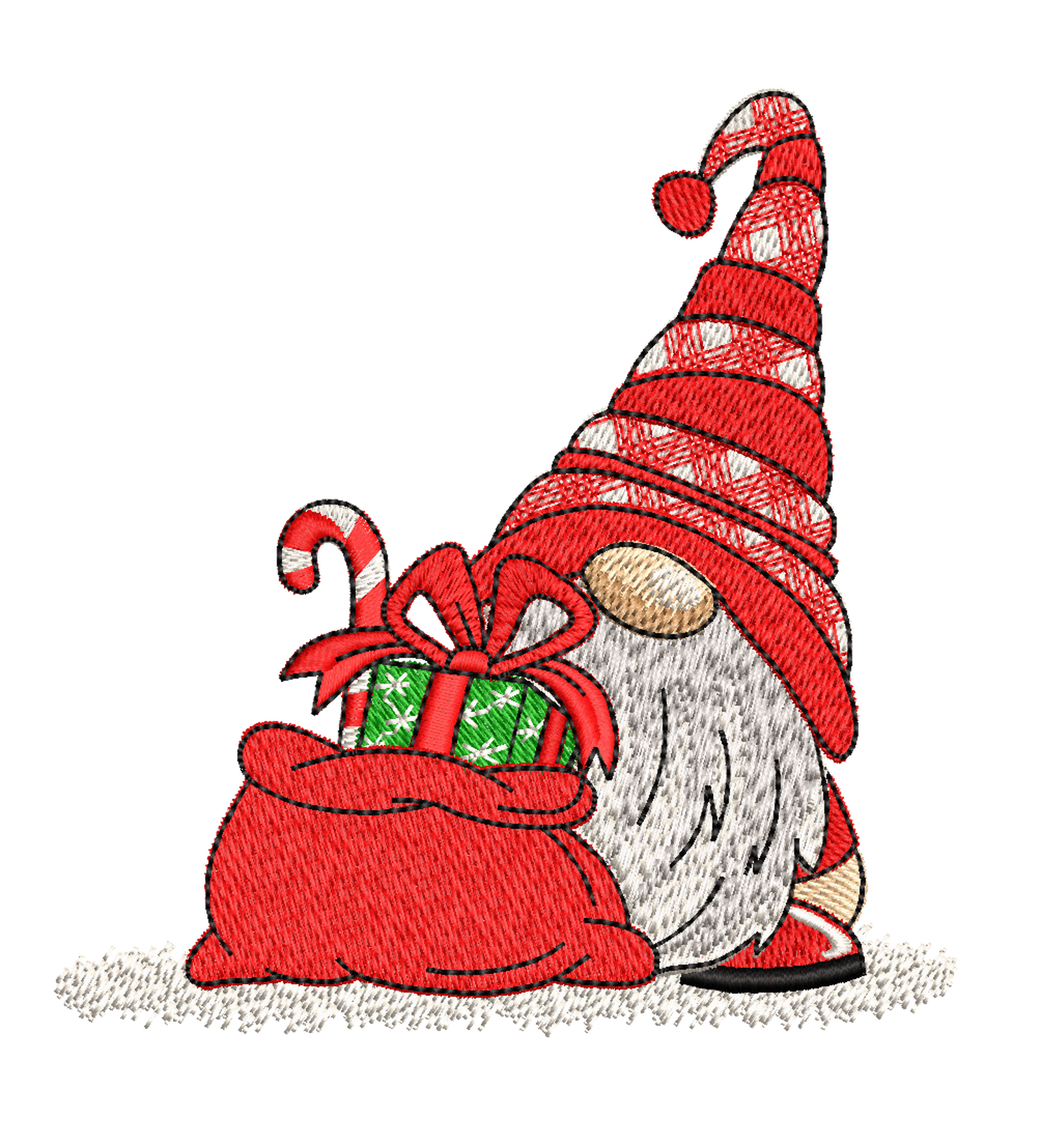 Christmas Gnome 6: Embroidery Design - FineryEmbroidery