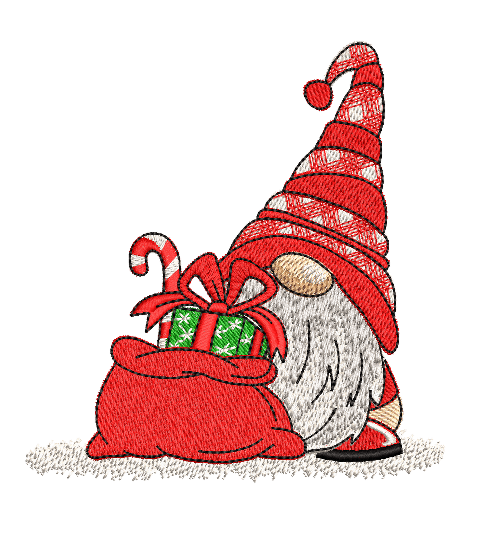 Christmas Gnome 6: Embroidery Design - FineryEmbroidery