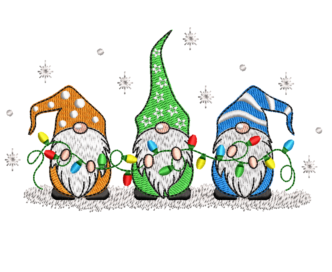 Christmas Gnome 9: Embroidery Design - FineryEmbroidery