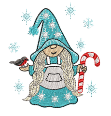 Christmas Gnome: Embroidery Design - FineryEmbroidery