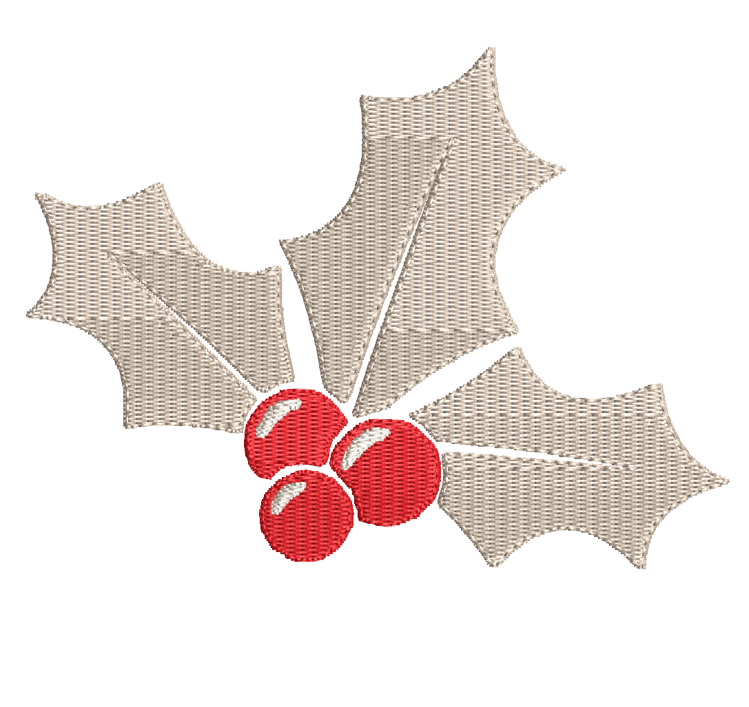 Christmas Holy : Embroidery Design - FineryEmbroidery