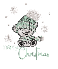 Christmas Northern Bear : Embroidery Design - FineryEmbroidery