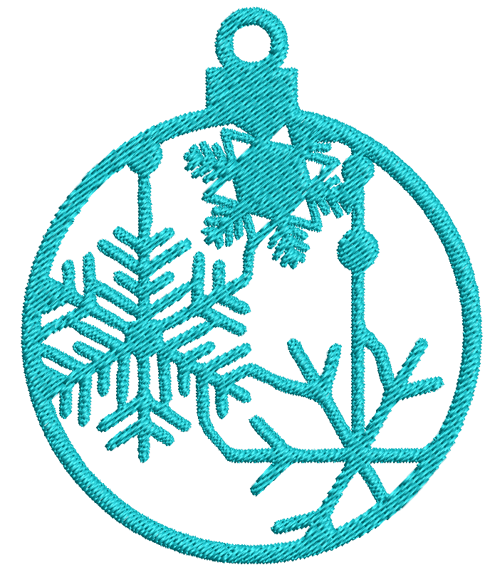 Christmas Ornaments - Designs Pack 2 : Embroidery Design - FineryEmbroidery