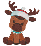 Christmas Reindeer: Embroidery Design - FineryEmbroidery