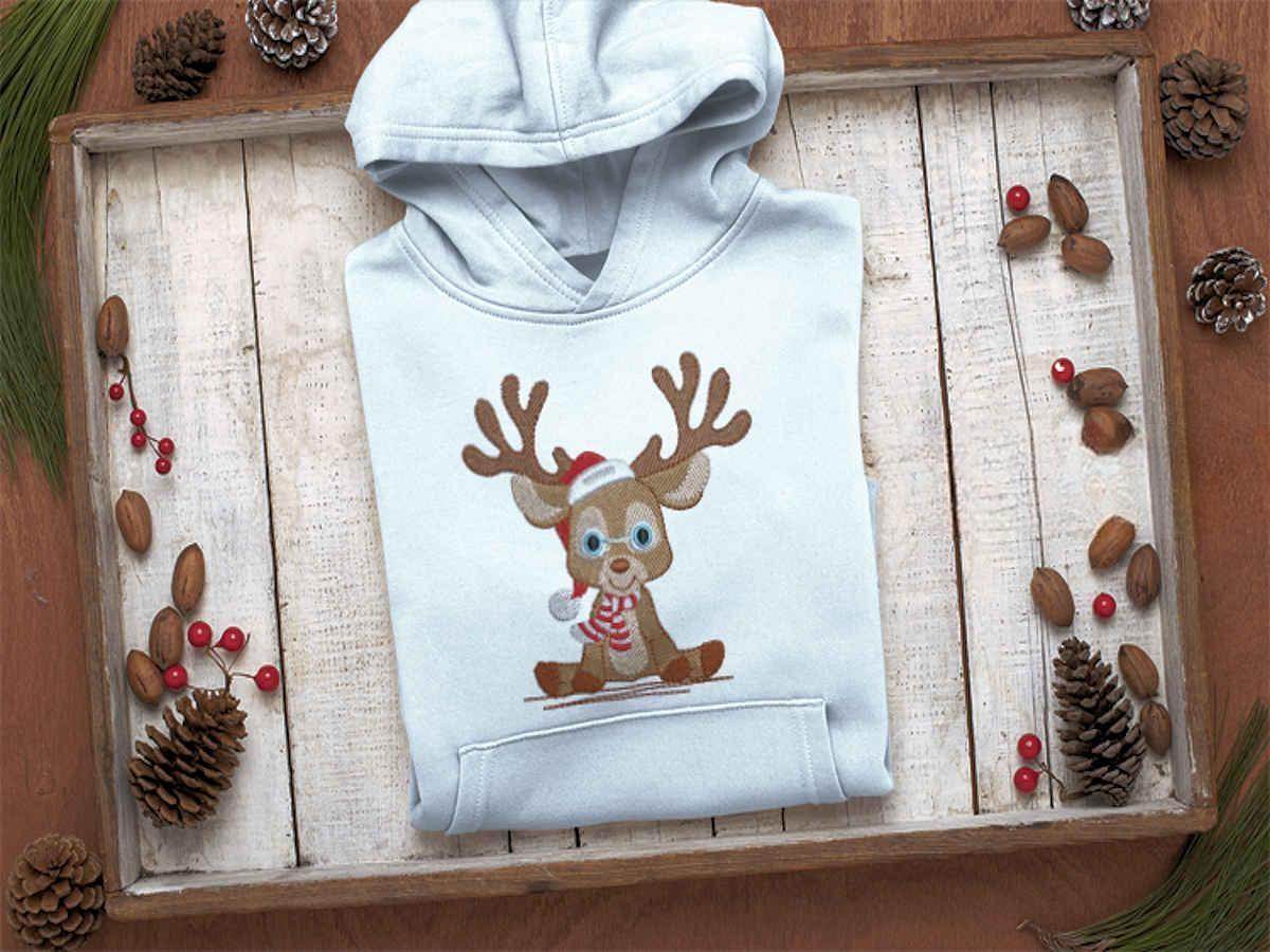 Christmas Reindeer Embroidery Design Pack – 3 Adorable Designs | FineryEmbroidery - FineryEmbroidery