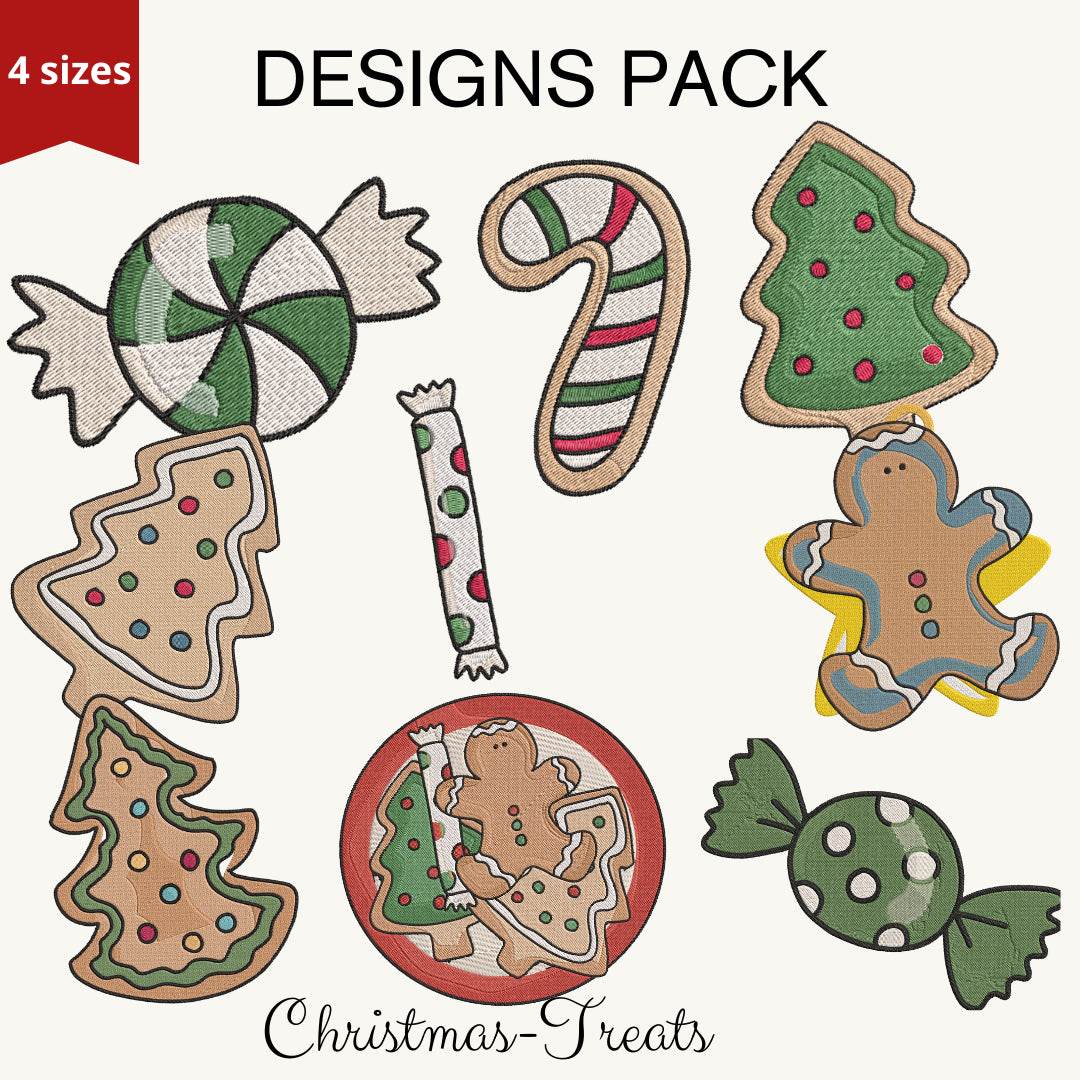 Christmas Treats - Designs Pack : Embroidery Design - FineryEmbroidery