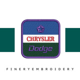 Chrysler Dodge - Embroidery Design