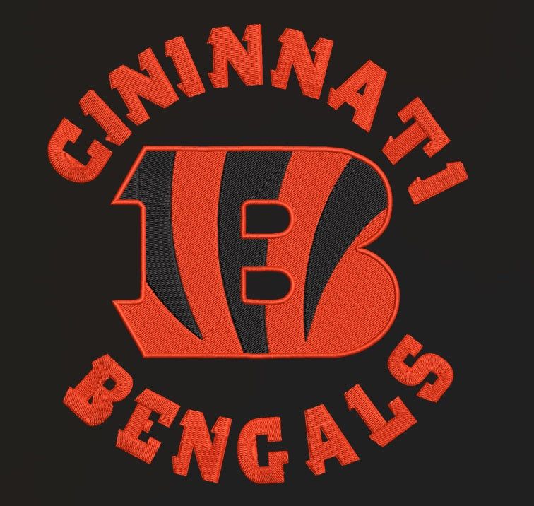 Cincinnati Bengals Embroidery Design 6 - FineryEmbroidery