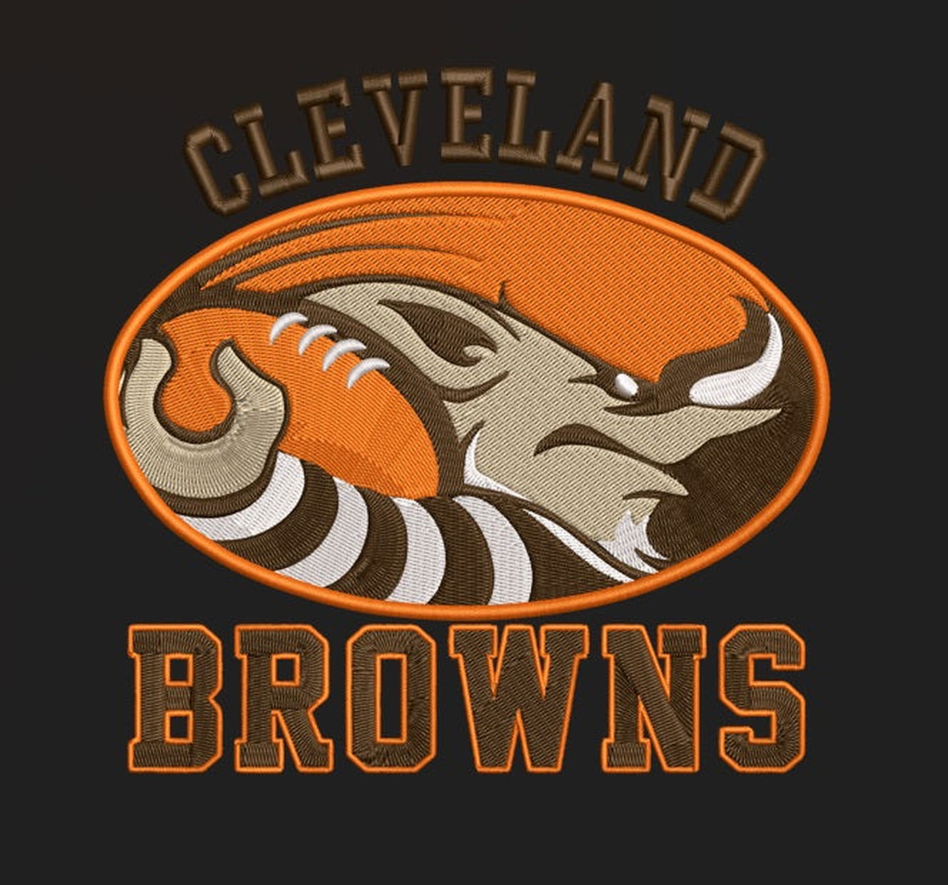 Cleveland Browns 1 : Embroidery Design - FineryEmbroidery