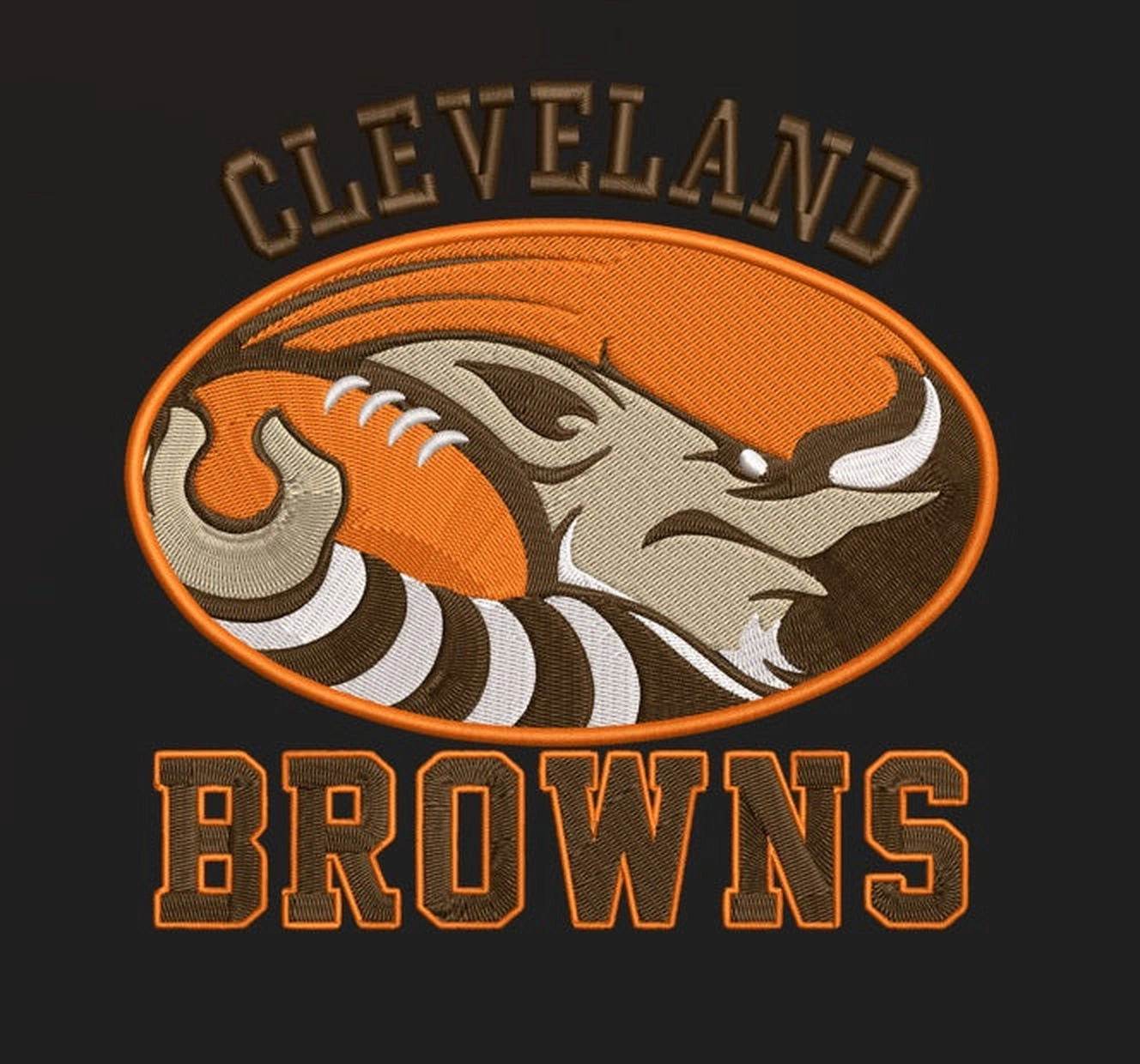 Cleveland Browns 1 : Embroidery Design - FineryEmbroidery