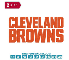 Cleveland Browns 2 : Embroidery Design - FineryEmbroidery
