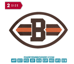 Cleveland Browns 3 : Embroidery Design - FineryEmbroidery