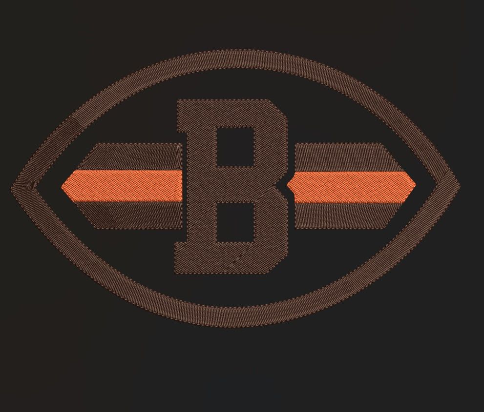 Cleveland Browns 3 : Embroidery Design - FineryEmbroidery