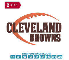 Cleveland Browns 6 : Embroidery Design - FineryEmbroidery