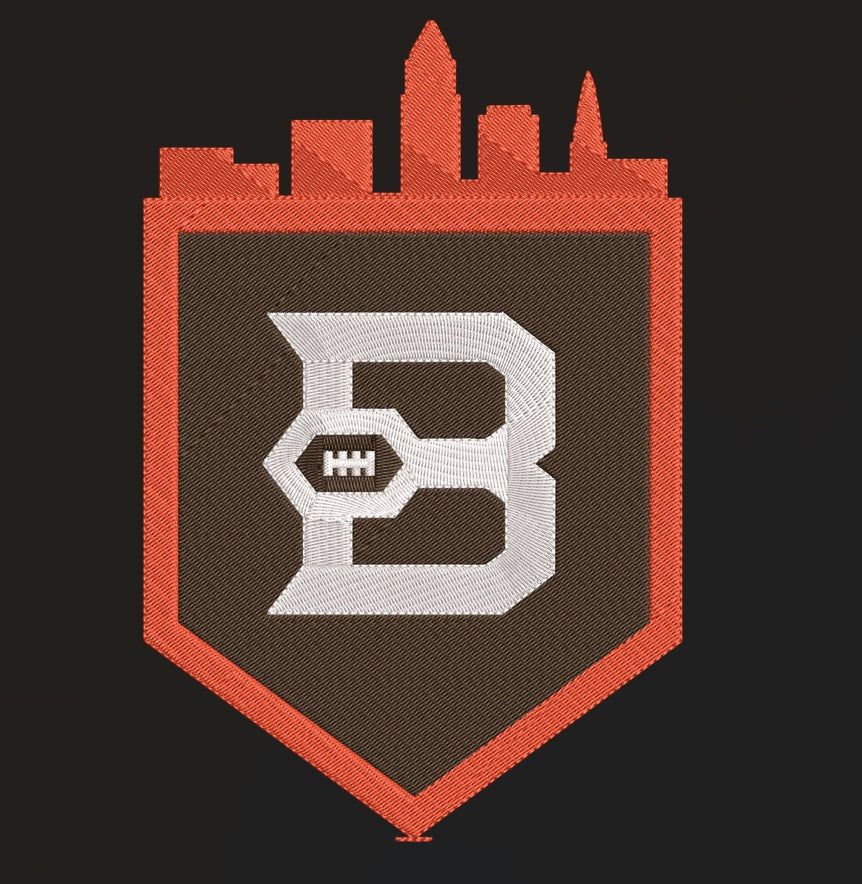 Cleveland Browns 8 : Embroidery Design - FineryEmbroidery