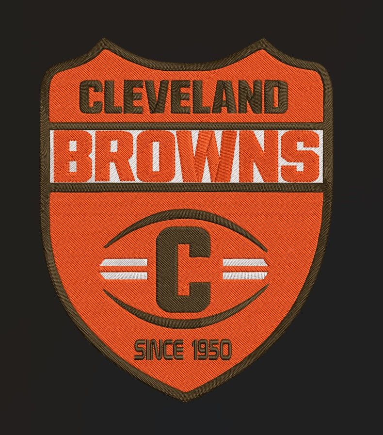 Cleveland Browns 9 : Embroidery Design - FineryEmbroidery