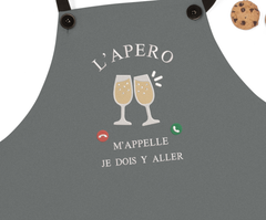 L'apéro m'appelle, je dois y aller - Embroidery Design