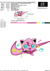 Nike x Jigglypuff Embroidery Design – 3 Sizes - FineryEmbroidery