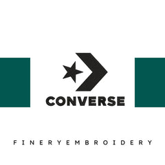 Converse Arrow Embroidery Design - FineryEmbroidery