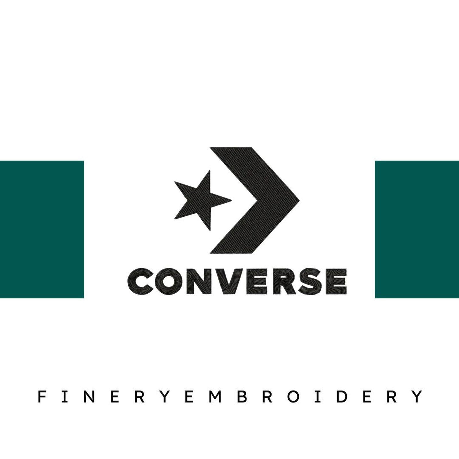 Converse Arrow Embroidery Design - FineryEmbroidery