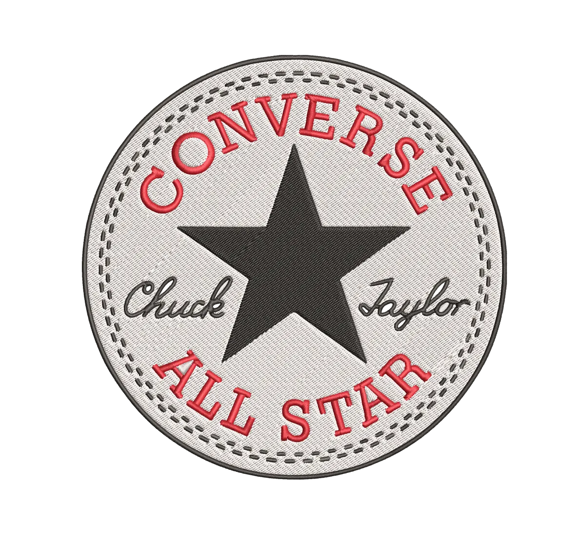 Converse Chuck Taylor Embroidery Design - FineryEmbroidery