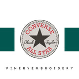 Converse Chuck Taylor Embroidery Design - FineryEmbroidery