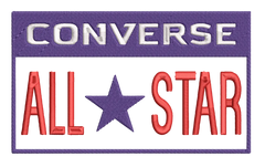 Converse Embroidery Design - FineryEmbroidery