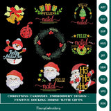 Christmas Embroidery Design Pack - 10 Designs Multi Sizes