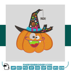 Fall & Halloween Embroidery Designs – 3 Patterns in 3 Sizes