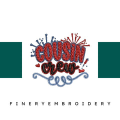 Cousin-Crew - Embroidery Design - FineryEmbroidery