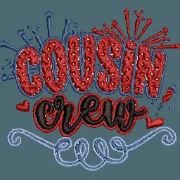 Cousin-Crew - Embroidery Design - FineryEmbroidery