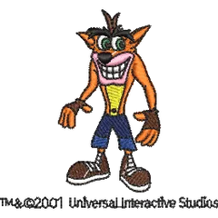 Crash Bandicoot- Pack of 21 Designs - Embroidery Design - FineryEmbroidery