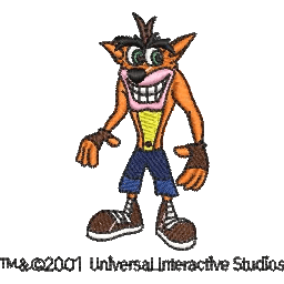 Crash Bandicoot- Pack of 21 Designs - Embroidery Design - FineryEmbroidery