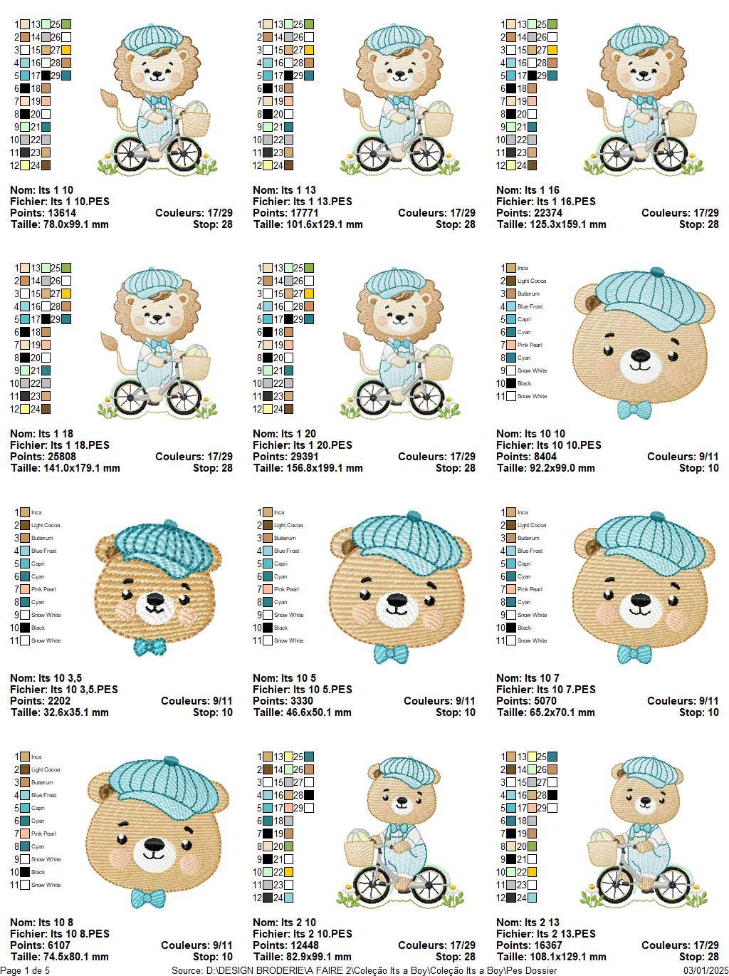 Cute Critters Embroidery Design Collection - 10 Designs - FineryEmbroidery