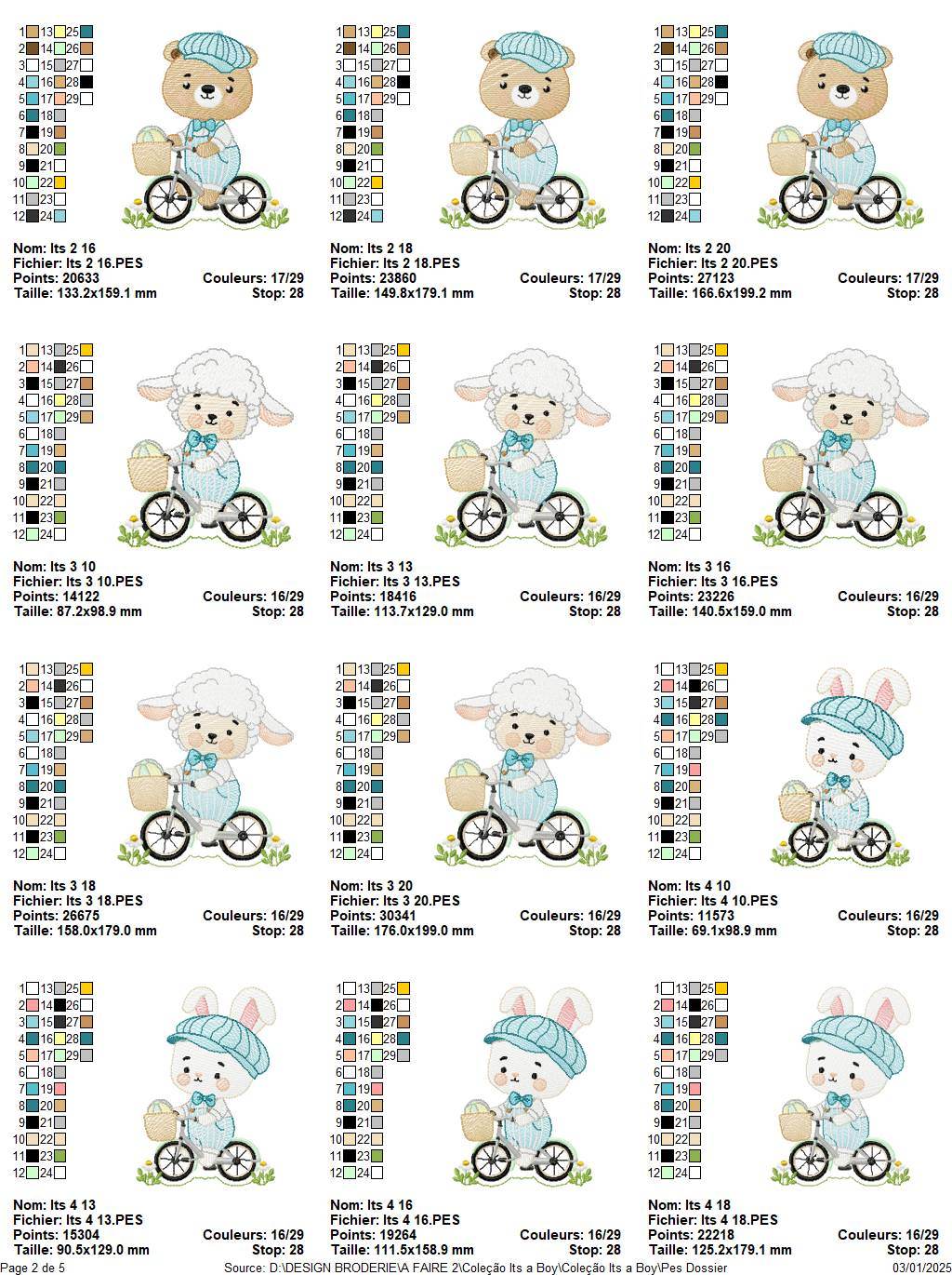 Cute Critters Embroidery Design Collection - 10 Designs - FineryEmbroidery