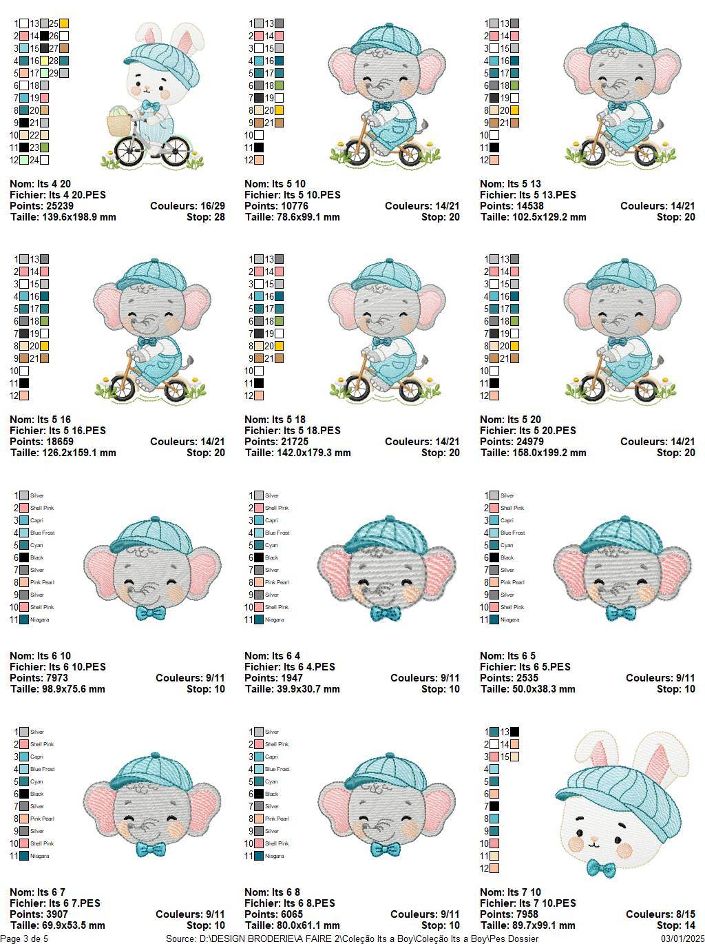 Cute Critters Embroidery Design Collection - 10 Designs - FineryEmbroidery