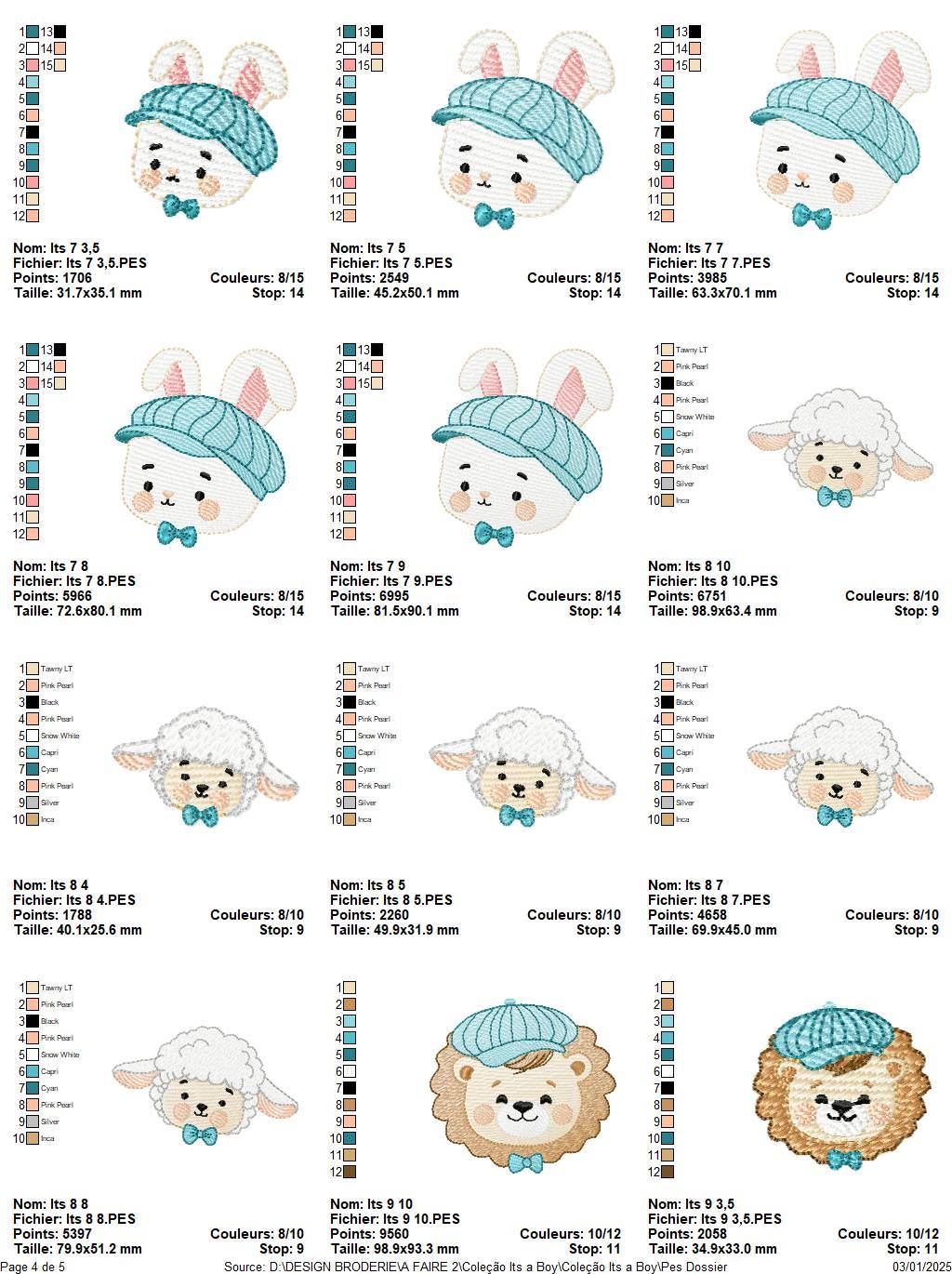 Cute Critters Embroidery Design Collection - 10 Designs - FineryEmbroidery