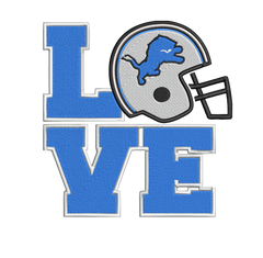 Detroit Lions 10 : Embroidery Design - FineryEmbroidery