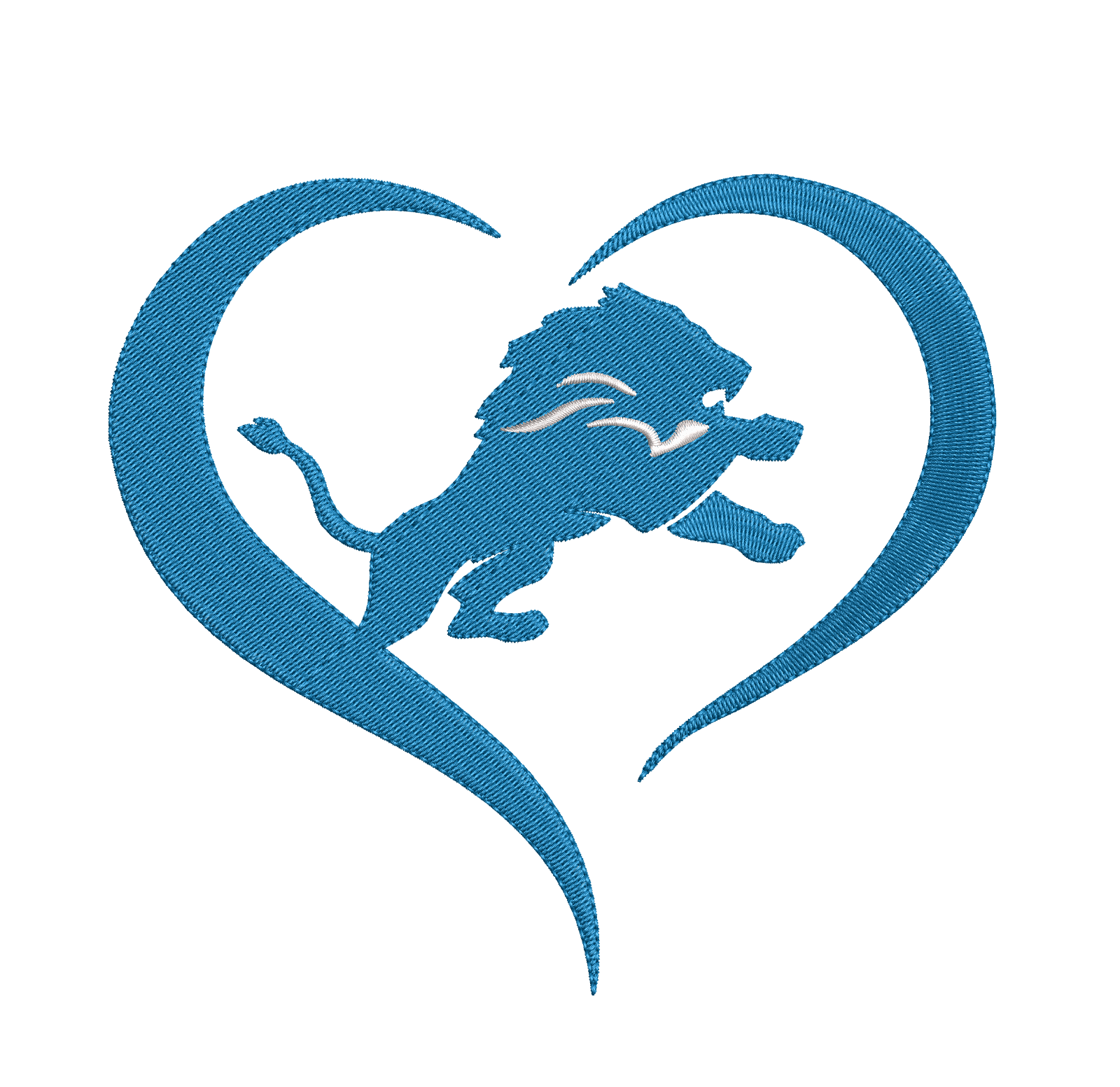 Detroit Lions 8 : Embroidery Design - FineryEmbroidery