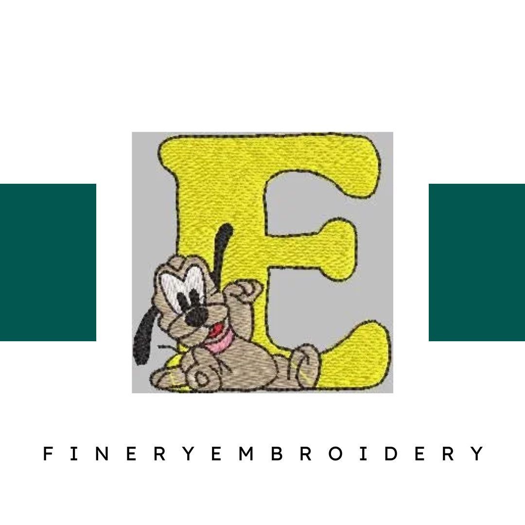 Disney Alphabet Pack Embroidery Design - FineryEmbroidery